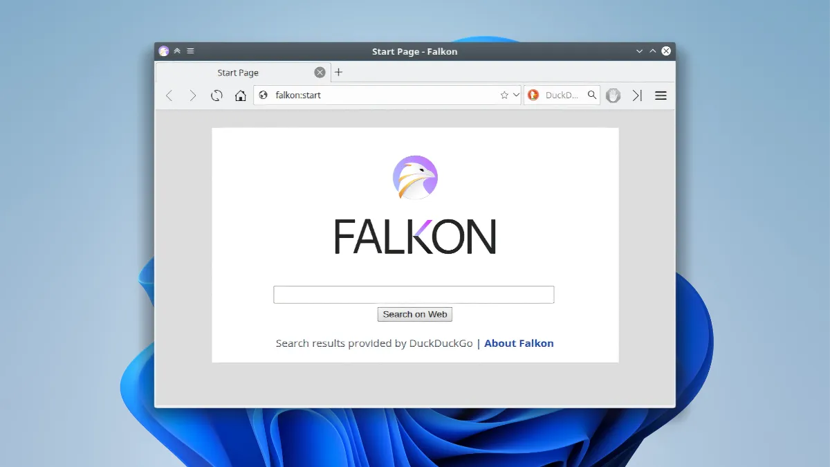 팔콘 브라우저 다운로드 - Falkon_01