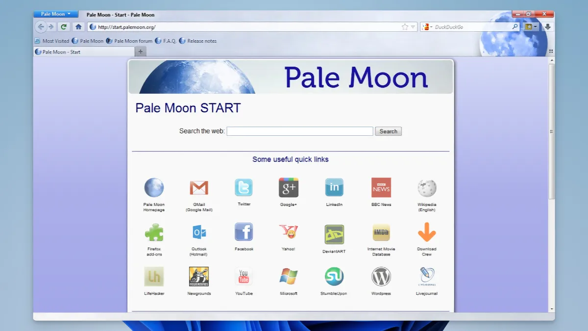페일문 브라우저 다운로드 - Pale Moon_01