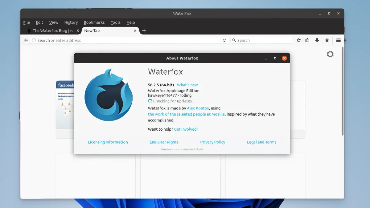 워터폭스 다운로드 - Waterfox_01
