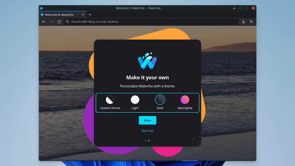 워터폭스 다운로드 - Waterfox_01
