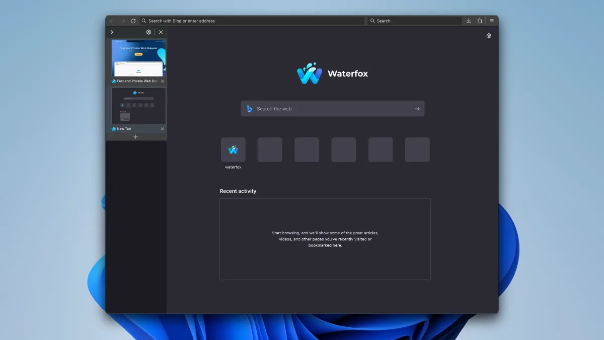 워터폭스 다운로드 - Waterfox_01